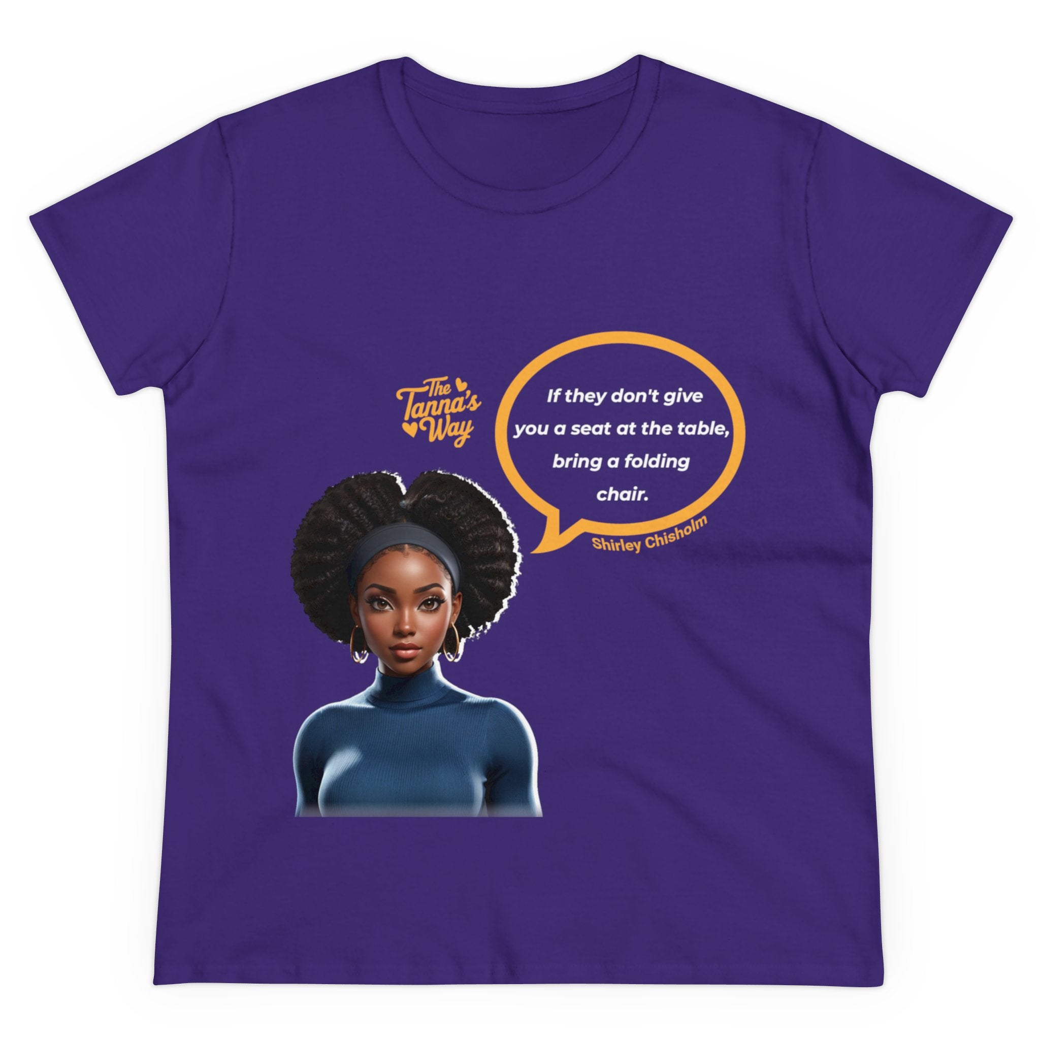 Shirley Chisholm 2 | Women's Midweight Cotton Tee